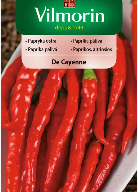 Nasiona - PAPRYKA DE CAYENNE OSTRA 0,5g - Niezłe Ziółko