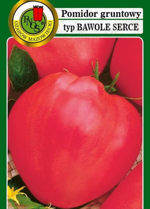 Nasiona Pomidora Gruntowego - Oxheart 1g - Późna odmiana typu Bawole Serce! - Niezłe Ziółko